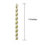 Various Color Baby Shower Paper Straws Food Safe Portable For Daily Life