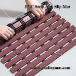 Two Layers Brown Bathroom Anti Slip Floor Mat 9*10
