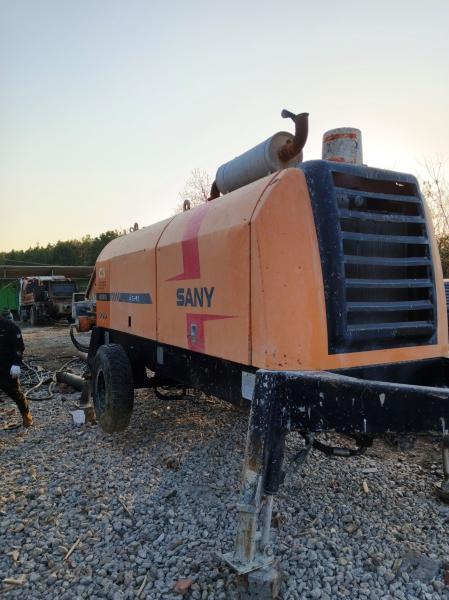Buy cheap Semi Dry Shotcrete Concrete Trailer Pumps Lager Scale Sany 8m Sup3 Per Hour from wholesalers