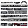 Buy cheap 75% Embroidery Custom Motorcycle Patches Funny Text For Jacket Vest from wholesalers