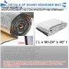 Buy cheap Car Heat Sound Deadening Insulation Mat, - 394 Mil 10.8 Sqft Automobile Sound Deadening & Heat Insulation Material from wholesalers