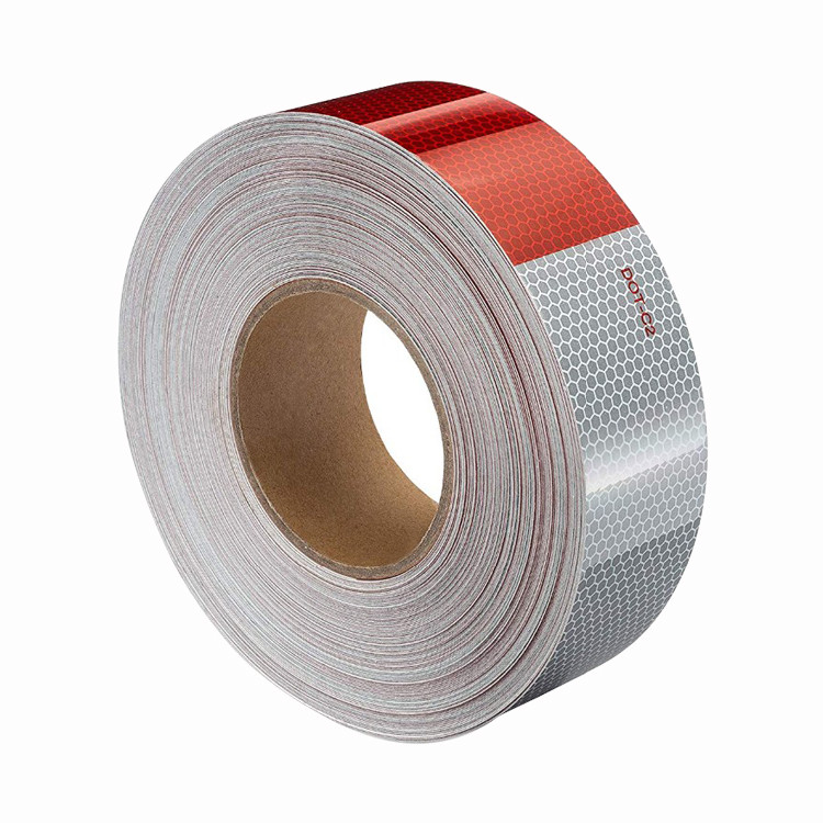 ODM Truck Warning Dot Reflective Strips Tape Roll Yellow For Vehicles