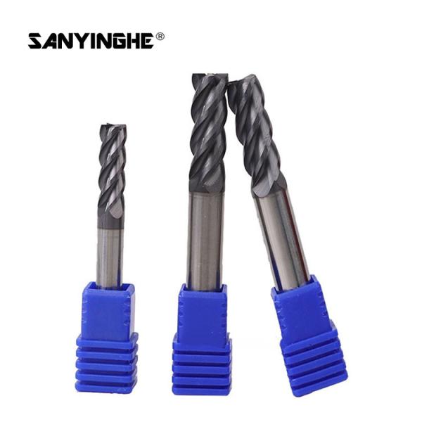 Buy cheap 65 Degrees Tungsten Carbide Square End Mill 2 3 4 6 Flute Flat Milling Cutter from wholesalers