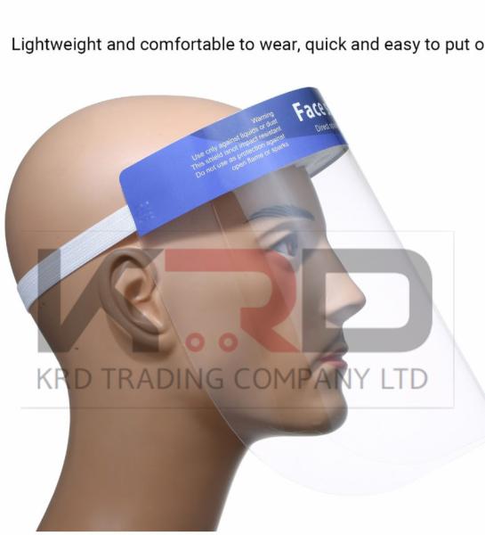 Buy cheap Resistant Spitting Anti-Fog Lens adjustable disposable medical face shield for adult from wholesalers