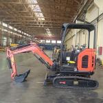 Tailless Compact Crawler Excavator Machine Retractable Shoes 3 Tonne Digger