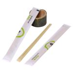 Wholesale Eco-Friendly Bamboo Chopsticks Twin Disposable Sushi Flatware With