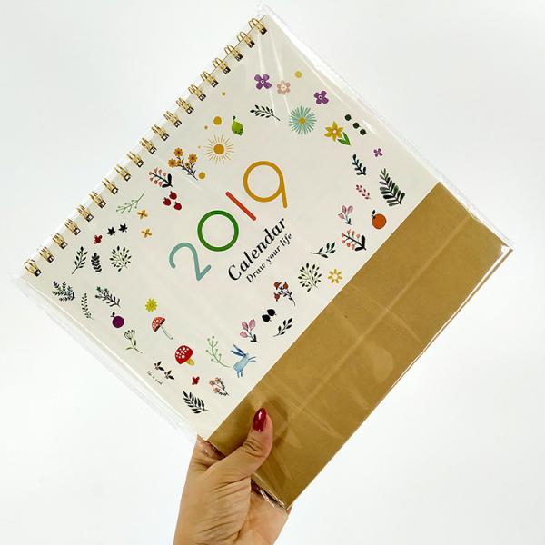 Buy cheap Kraft Board Cute Desk Calendar , Personalised Table Calendar For Exam Count Down from wholesalers