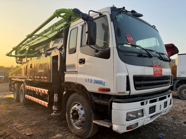 Buy cheap Refurbished 2013 Zoomlion 38 m concrete pump truck to install Isuzu chassis from wholesalers