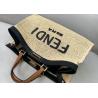 Buy cheap Peekaboox Apricot 41cm Hand Woven Tote Bag Lazy French Style from wholesalers