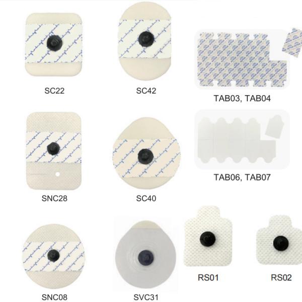 Quality Disposable Non Woven ECG Electrodes Patch For ICU / CCU Surgery for sale