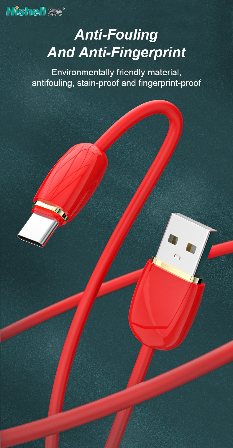 Stainproof Antiwear Cell Phone Charging Cords Ultraportable Long Lasting