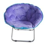 Padded Cushion Moon Saucer Leisure Steel Camping Chair