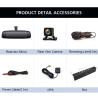 Buy cheap 1280x400 IPS touch screen 3 Cameras Android 5.1 4G Car DVR from wholesalers