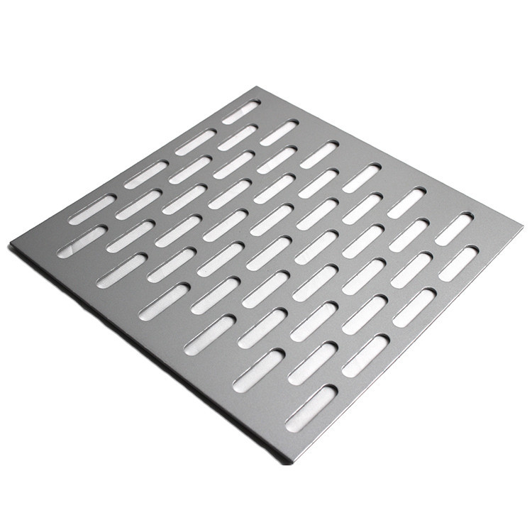 Aluminum Slotted Hole Architectural Perforated Metal Panel For Decorative