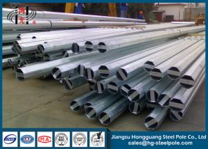 Wholesale 13.8 KV 69 KV Galvanized Steel Poles for Philippine Transmission from china suppliers