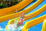 Holiday Resort Family Water Slide Fiberglass Pool Slide For Theme water park