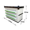 Buy cheap Factory direct sales brand new single-sided double-sided convenience store merchandise display rack metal supermarket shelf from wholesalers