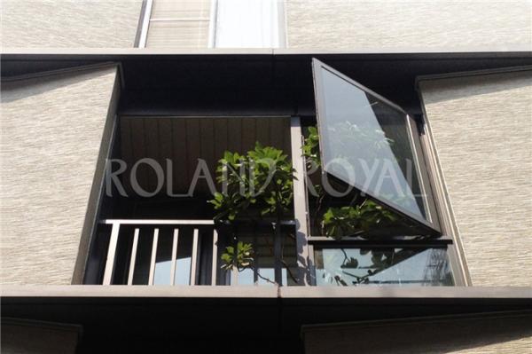Buy cheap Wood Grain 0.76 PVB Aluminum Casement Windows Double Glazed from wholesalers