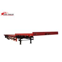 Buy cheap High Capacity Drop Deck Flatbed Trailer 7000 Kg For Cargo Delivery product