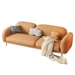 Apartment Flannel 3 Seater Living Room Sofa Sectional Simple Modern Furniture