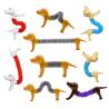 Buy cheap Stress Relief Sound Pop Tube Fidget Toy Flexible Sensory Stretch Spring Dog from wholesalers