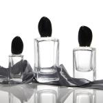 30 Ml 50ml 100ml Square Perfume Glass Bottle Crystal Cap With Pump Sprayer