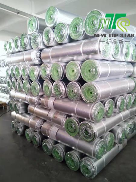 Buy cheap Silver Film IXPE Foam Roll 33kg/M3 , Sound Absorbing Underlayment from wholesalers