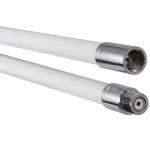 Thick Brass And Copper VHF Marine Antenna 163Mhz Low Loss Premium Coaxial Cable