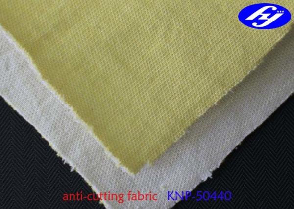 Buy cheap High Strength Cut Resistant Fabric 370G / Abradability Interlock Slash Resistant Fabric from wholesalers