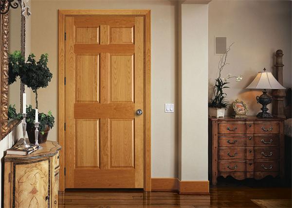 Buy cheap Bathroom Wood Plastic Composite Doors Customized Color , 19-40mm Door Frame Thickness from wholesalers