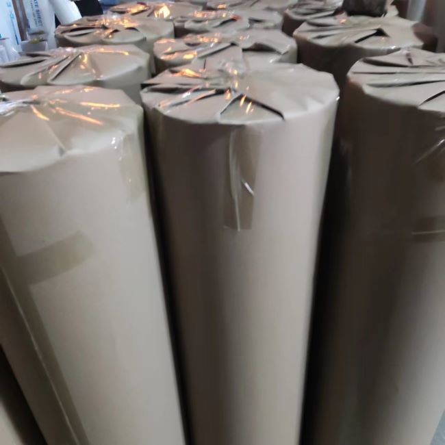 Yellow Uncoated Kraft Wrapping Paper Card 120gsm 72 Inches