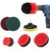 Buy cheap 7pcs Drill Cleaning Brush Scouring Pad Attachments Medium Hard Bristles SGS from wholesalers