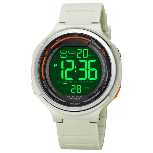 Buy cheap Wholesale 1841 Leisure Sport Watch Wrist fashion Watch 2 Time Led Light Digital Watch Made in China from wholesalers