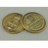 Buy cheap Soft Enamel Police Coin Brass Die Stamped Gold With Diamond Edge from wholesalers
