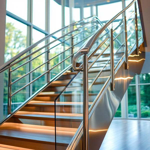 Buy cheap Modern Stainless Steel Handrails with Polished Finish for Glass Railings from wholesalers