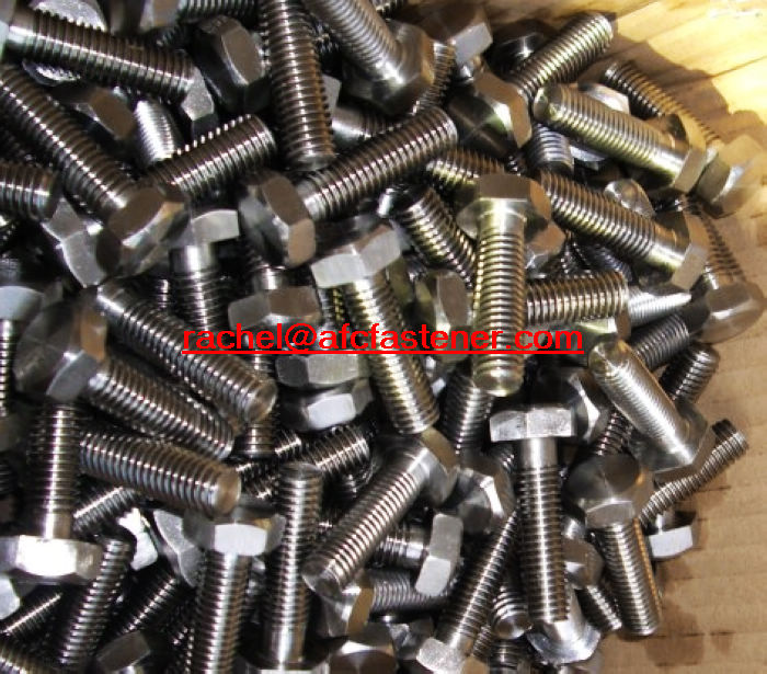 Hex bolt Inconel625 GH3625 GH625 W.Nr 2.4856 NA21 UNS N06625 bolt NiCr22Mo9Nb