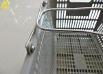 Gray Commercial Shopping Baskets , 48.5X33X28cm Shopping Baskets For Retail
