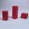 Buy cheap Custom Logo Printed Packaging Skincare Boxes With Solid Red Texture Paper from wholesalers