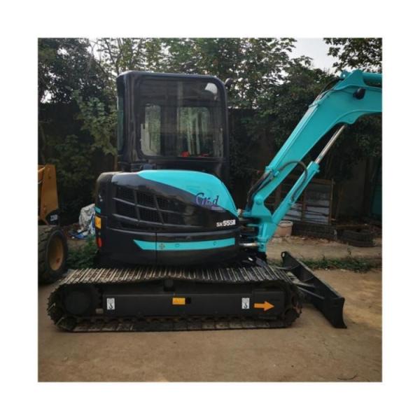 Buy cheap SK55SR Crawler Excavator Kobelco 5ton Mini Digger with Rubber Track Shoes in Shanghai from wholesalers