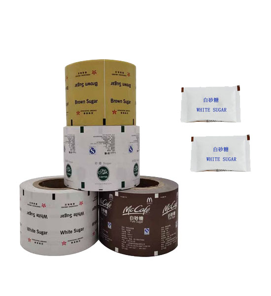 Stretch Film for Brown Pepper Salt Stick and Custom Printed PE Coated Paper Roll Film