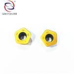 K40 High Feed Milling Inserts For High Manganese Steel 91 HRA Lathe Carbide Tips