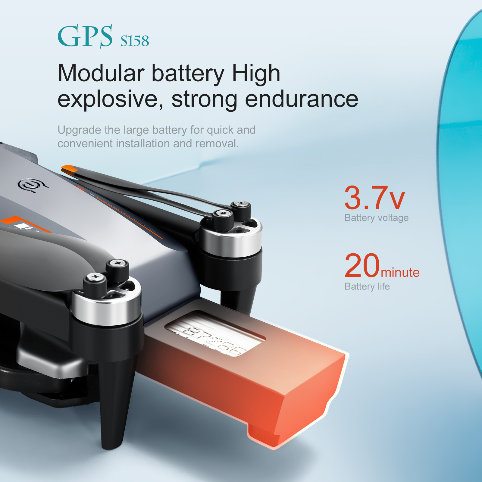 Maximum Flight Time S158 Mini Drone Foldable Quadcopter RC Dron with Obstacle Avoidance and Optical Flow Positioning