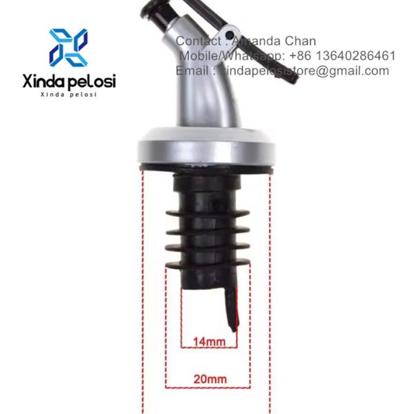 Buy cheap Leak-Proof Cooking Olive Oil Vinegar Wine Liquor Whisky Bottle Dispenser Pourer Pour Spouts from wholesalers