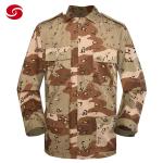 Middle East Polyester Cotton 6 Color Desert Camouflage Military Combat Bdu