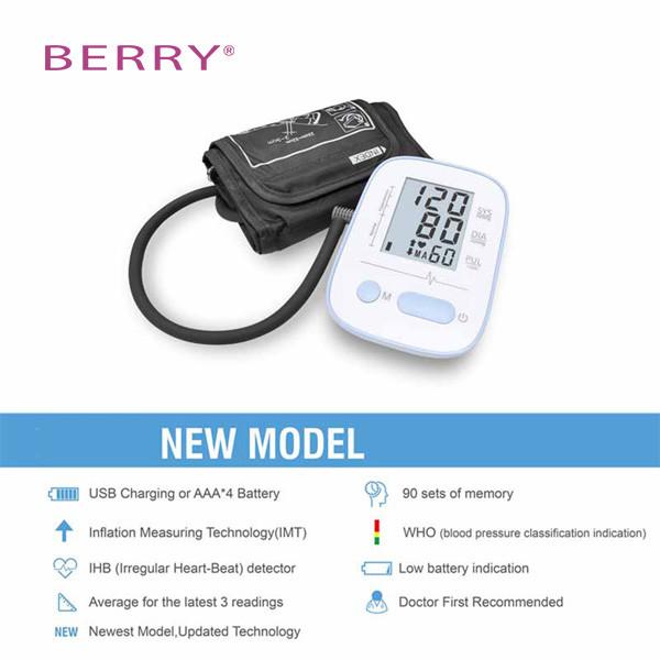 Buy cheap Electronic Sphygmomanometer Upper Arm BP Monitor Portable from wholesalers