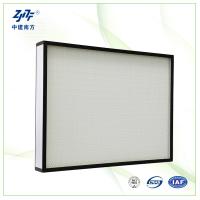 Buy cheap Galvanized Frame Panel Cleanroom HEPA Air Filter OEM High Efficiency With product