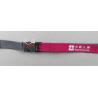 Buy cheap Dual colored flat polyester ID card badge holder neck lanyard strap with metal buckle, from wholesalers