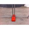 Buy cheap Yellow PVC Coated Hot Dipped Galvanized Temporary Fencing Panels 2100mm x 2400mm OD 32 x 2.00mm pipes thick AS4687-2007 from wholesalers