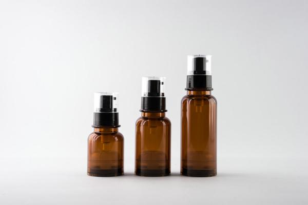 Buy cheap Fashionable Lotion Empty Amber Bottles Factory , Reusable Coffee Color Bottle from wholesalers