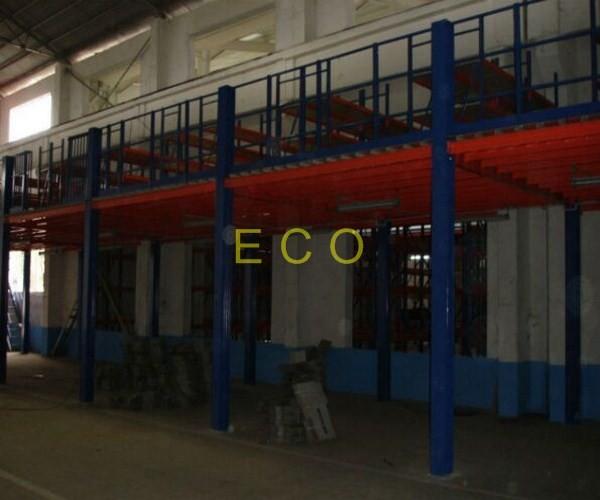Buy cheap Heavy duty Mezzanine Metal Floor Warehouse Storage Racks Customized from wholesalers